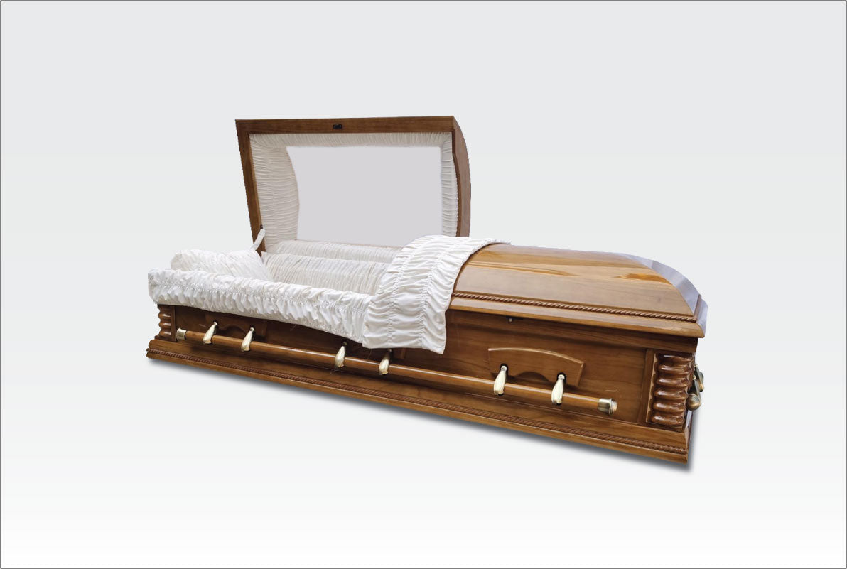 Half Clear Top Caskets