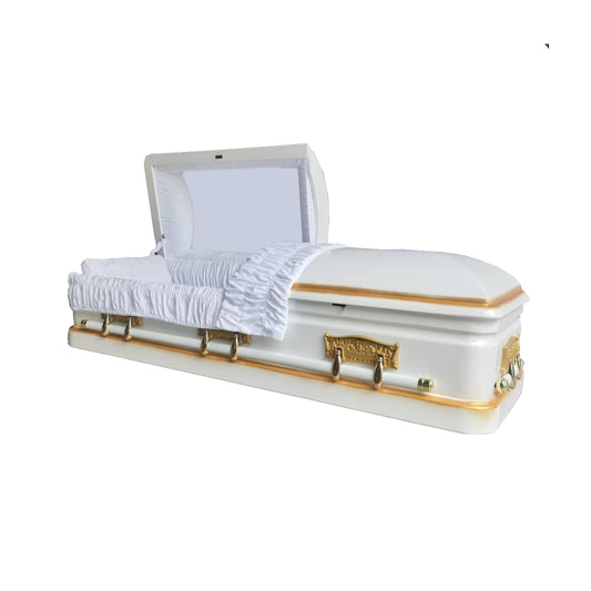 Half Clear Top Casket